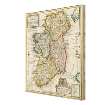 A pocket companion of Ireland Stretched Canvas Print