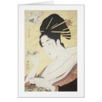 A Poem by Kisen Hoshi, Eishi, 1795