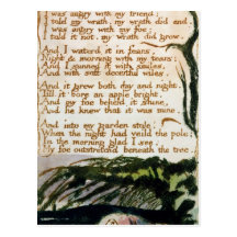 A Poison Tree, from Songs of Experience Post Cards