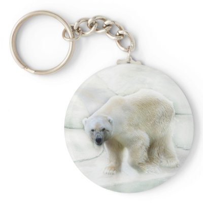 A polar bears icy cold keychain by laureenr