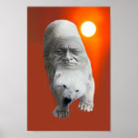 A polar bears sacredness and plight poster