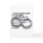 A POLICE OFFICER'S PRAYER cards