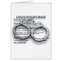 A POLICE OFFICER'S PRAYER CARDS