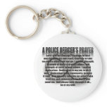 A POLICE OFFICER'S PRAYER KEYCHAINS