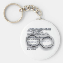 A POLICE OFFICER'S PRAYER KEYCHAINS