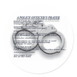 A POLICE OFFICER'S PRAYER STICKER