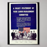 A Police Statement By Your Labour-Management Commi posters