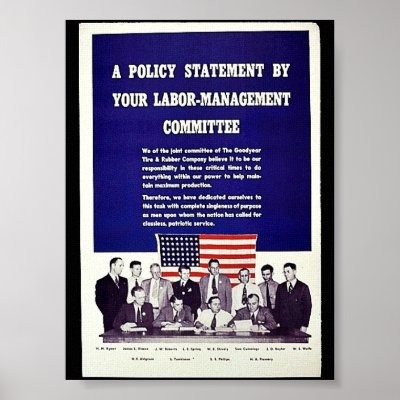 A Police Statement By Your Labour-Management Commi Print by ww2posters