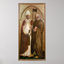 A Pope  and St. Matthias, c.1428-29 Print