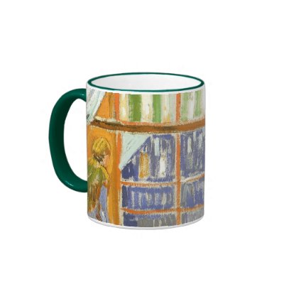 A Pork Butcher's Shop Window by Vincent van Gogh Coffee Mugs by MasterpieceCafe