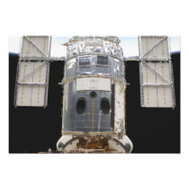 A portion of the Hubble Space Telescope