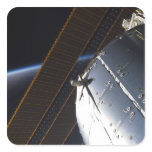 A portion of the International Space Station stickers