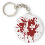 A positive Blood Type for Vampires & Zombies Key Chains