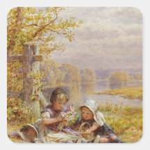 A Posy for Mother, 1867 Sticker