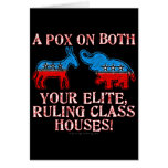 A Pox on Elites Greeting Card
