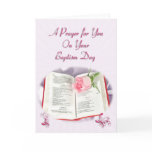 A prayer for a Baptism Greeting Cards