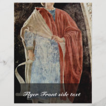 A Prophet., By Piero Della Francesca Full Color Flyer