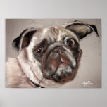 A Pug Don't Be Sad Print