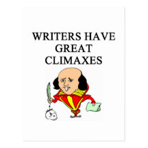 a pun for writers postcard