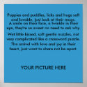 A puppy poem posters