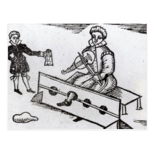 A Purse Snatcher in the Stocks Post Card