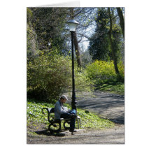 A quiet moment greeting card