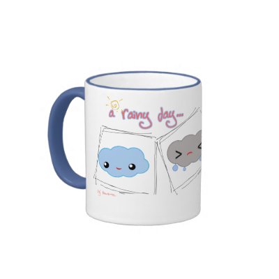 A rainy day... coffee mug by kawaii