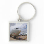A RC-135V/W Rivet Joint aircraft Keychain