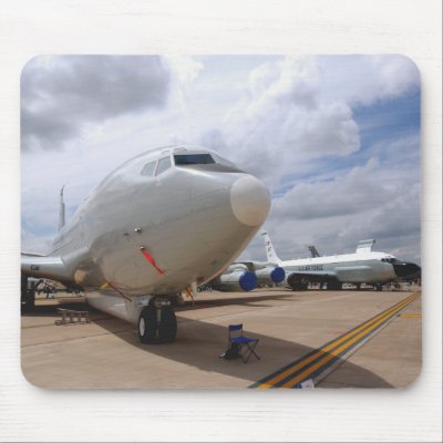 A RC-135V/W Rivet Joint aircraft Mousemat by stocktrek