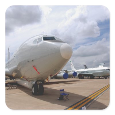 A RC-135V/W Rivet Joint aircraft Stickers by stocktrek