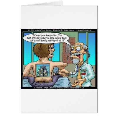 A Real Back Pain Funny Tees Mugs & Gifts Card by beardiethor123