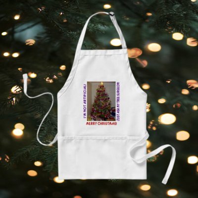 A Real Christmas Tree Aprons by funnyjokes