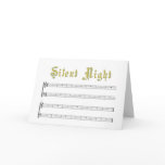 A really Silent Night greeting card