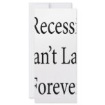 A Recession Can't Last Forever rack cards