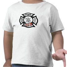 A Red Fire Truck Rescue T Shirt
