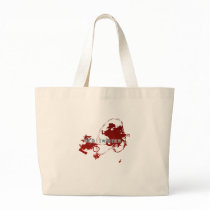 A Red Twister of Anime Bags