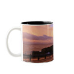 A Road & A Lighthouse Along The Coast At Sunset Mug