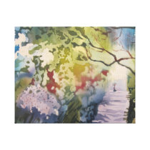 A road to the new life canvas canvas print