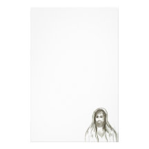 A Robed Jesus Personalized Stationery