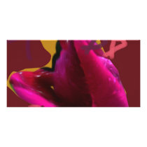 a rose for cansor picture card