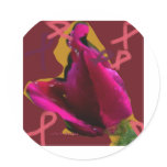 a rose for cansor stickers