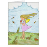 A Rose for Danielle, blank card.