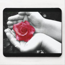 A Rose in the Hand 2 Mouse Pad