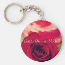 A Rose Just For You Keychains