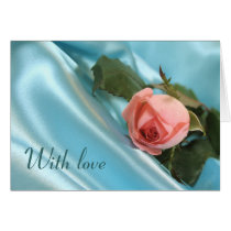 "A rose with love" cards