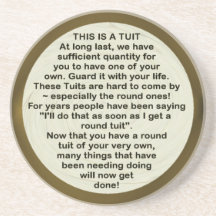 A Round Tuit ~ coaster