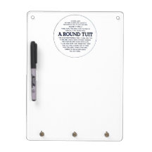 A round Tuit Dry-Erase Board