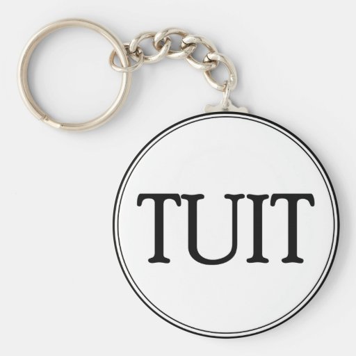 A Round Tuit Key Chain