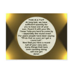 A Round Tuit ~ postcard