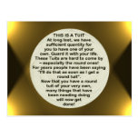 A Round Tuit ~ postcard